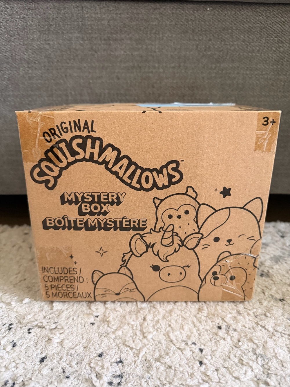 Squishmallows 5" Plush Mystery Box, 5-Pack - Assorted